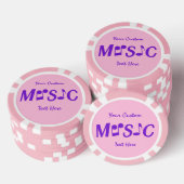MUSIC-Poker-Chips Pokerchips (Stapel)