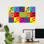 Music Pop Art Poster (Heimbüro)