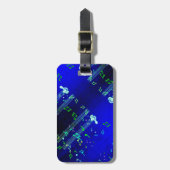 Music Print Cut Nähtasche Gepäckanhänger (Vorderseite vertikal)