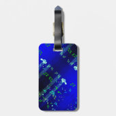 Music Print Cut Nähtasche Gepäckanhänger (Rückseite vertikal)