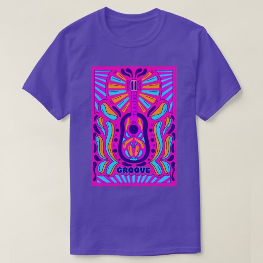 Music Psychedelic T-Shirt (Design vorne)