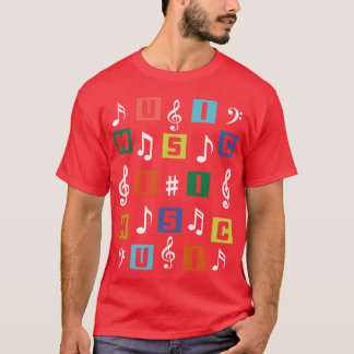 Music Puzzle Pieces Freund T-Shirt