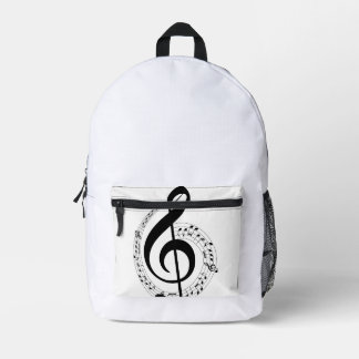 Music quote bedruckter rucksack