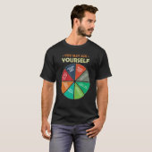 Music Retro Texte aus den 80er Jahren Pie Chart Si T-Shirt (Vorne ganz)