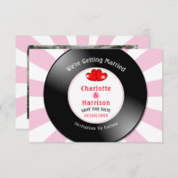 Music Retro Vinyl Record Wedding Foto