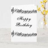 Music Rocks Me__ Karte (Gelbe Blume)