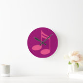 Music Room Treble Clef Band oder Choruhr Runde Wanduhr (Zuhause)