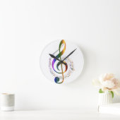 Music Runde Wanduhr (Zuhause)