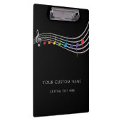 Music School Children Rainbow Choir Lehrer Klemmbrett (Rechts)