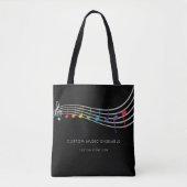 Music School Event Children Rainbow Chor Tasche (Vorderseite)