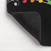 Music School Office Chor Lehrer Rainbow Mousepad (Ecke)