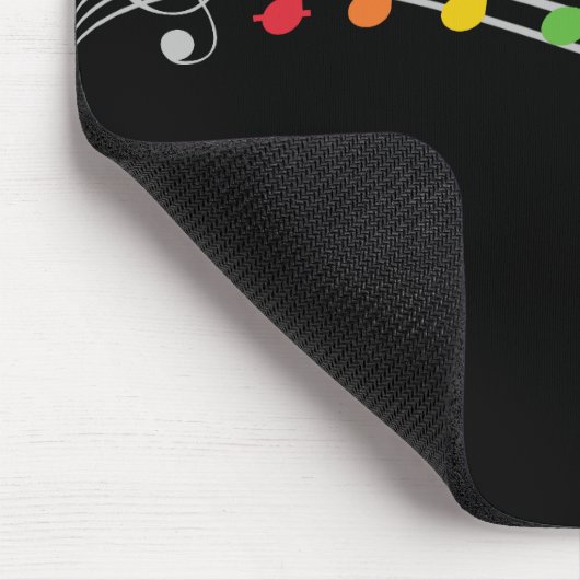 Music School Office Chor Lehrer Rainbow Mousepad (Ecke)