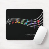 Music School Office Chor Lehrer Rainbow Mousepad (Mit Mouse)