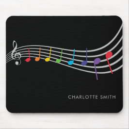 Music School Office Chor Lehrer Rainbow Mousepad