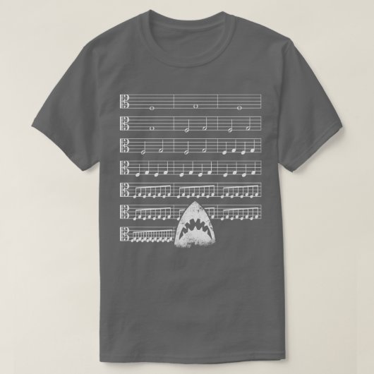 Music Shark FunnyFor Music Lover T-Shirt (Design vorne)