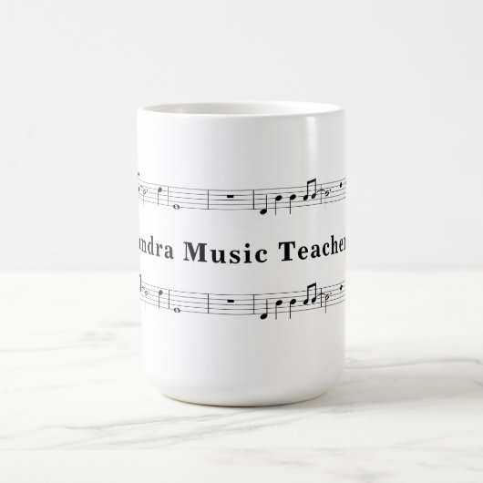 Music Sheet Kaffeetasse (Mittel)