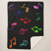 Music Sherpa Blanket Sherpadecke (Vorderseite)