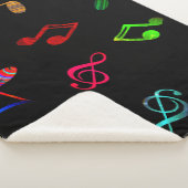 Music Sherpa Blanket Sherpadecke (3/4)