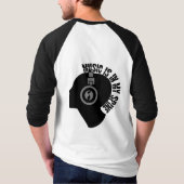 Music Shirt - wählen Sie Stil & Farbe (Rückseite)