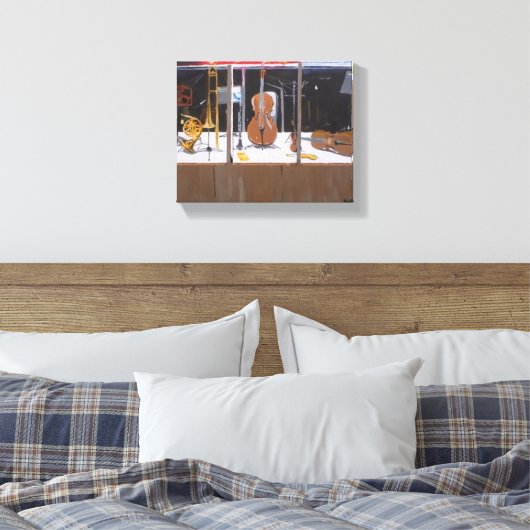 Music Shop Leinwanddruck (Insitu (Schlafzimmer))