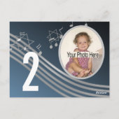 Music Silver BlueFoto Tischnummer (Rückseite)