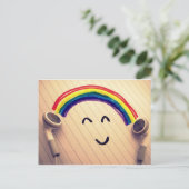 Music Smile Postkarte (Stehend Vorderseite)