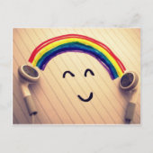 Music Smile Postkarte (Vorderseite)