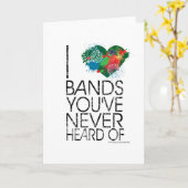 Music Snob Karte (Gelbe Blume)