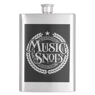 Music Snob - lustiger Musikliebhaber Flachmann