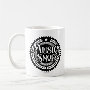Music Snob - lustiger Musikliebhaber Kaffeetasse