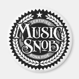 Music Snob - lustiger Musikliebhaber Magnet