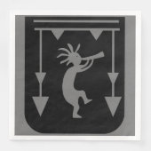 Music Southwestern Kokopelli Napkins Serviette (Vorderseite)