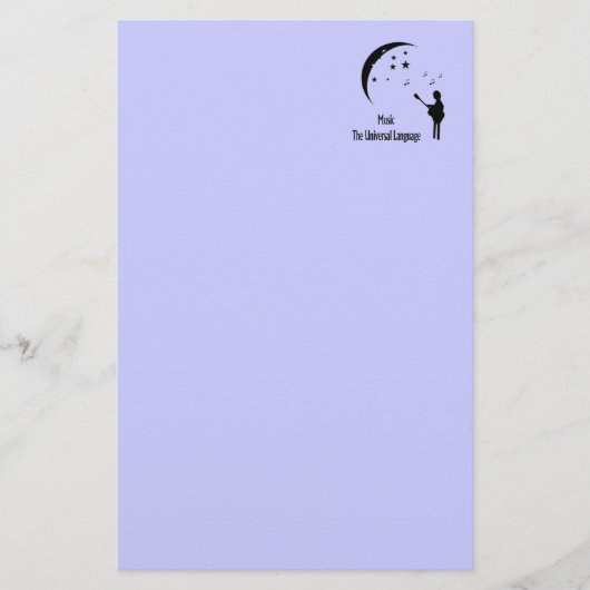 Music Stationary Briefpapier (Vorderseite)