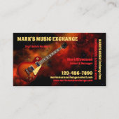 Music Store  Visitenkarte (Vorderseite)