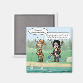 Music Streaming Funny Pun Kühlschrank Magnet (Vorderseite/Rückseite)