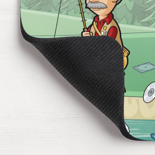 Music Streaming Funny Pun Mouse Pad Mousepad (Ecke)