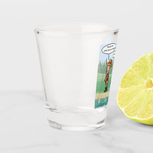 Music Streaming Funny Pun Shot Glass Schnapsglas (Links)