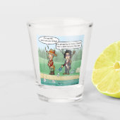 Music Streaming Funny Pun Shot Glass Schnapsglas (Vorderseite)