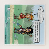 Music Streaming Funny Puzzle Jigsaw Puzzle (Horizontal)