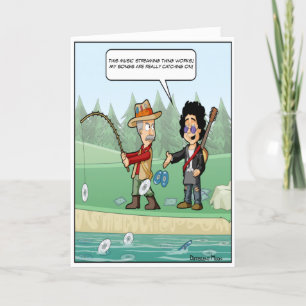 Music Streaming Punny Birthday Card Karte