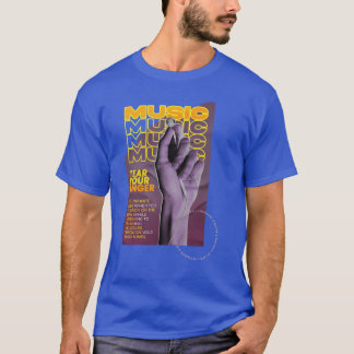 MUSIC Streetwear-Design T-Shirt
