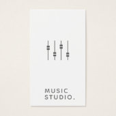 Music Studio Business Card (Vorderseite)