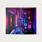 Music Studio Wandteppich (Vorderseite (Horizontal))