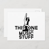 Music Stuff - Funny Music Music Postkarte (Vorne/Hinten)