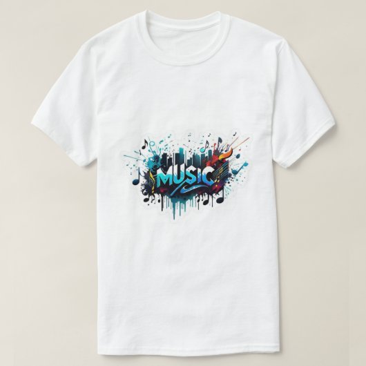 Music style Cool. T-Shirt (Design vorne)