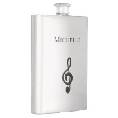 Music Symbol Treble Clef Simple Flachmann (Rechts)