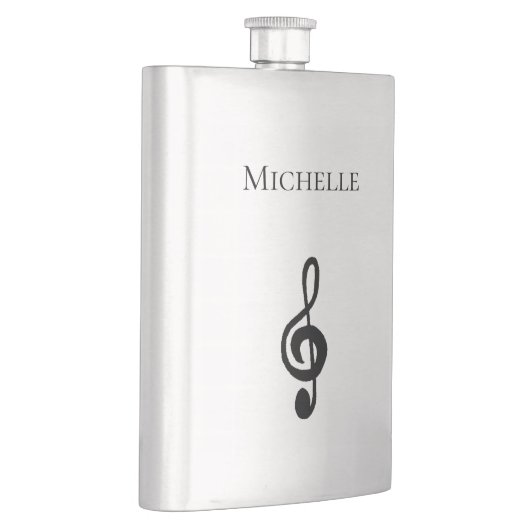 Music Symbol Treble Clef Simple Flachmann (Rechts)