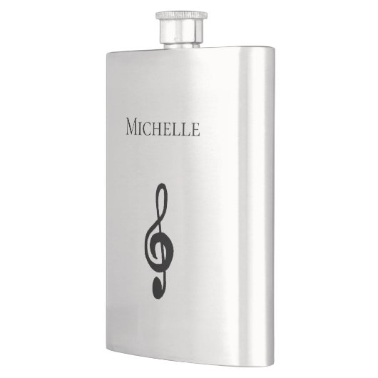 Music Symbol Treble Clef Simple Flachmann (Links)