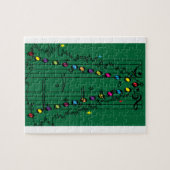 Music symmetry, Christmas tree Puzzle (Horizontal)