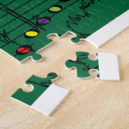 Music symmetry, Christmas tree Puzzle (Seite)